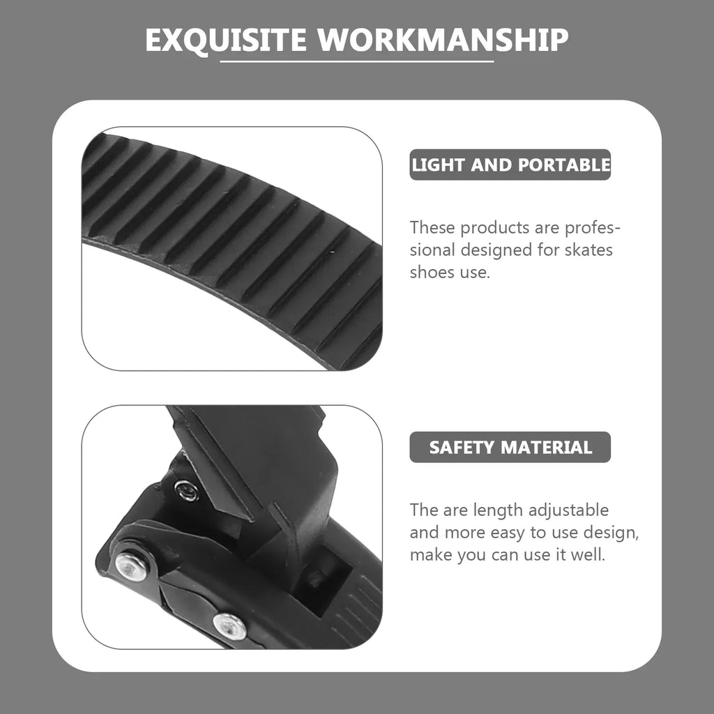 2 Sets Skate Belt Strap Roller Accessory Plastic Buckle Replacement