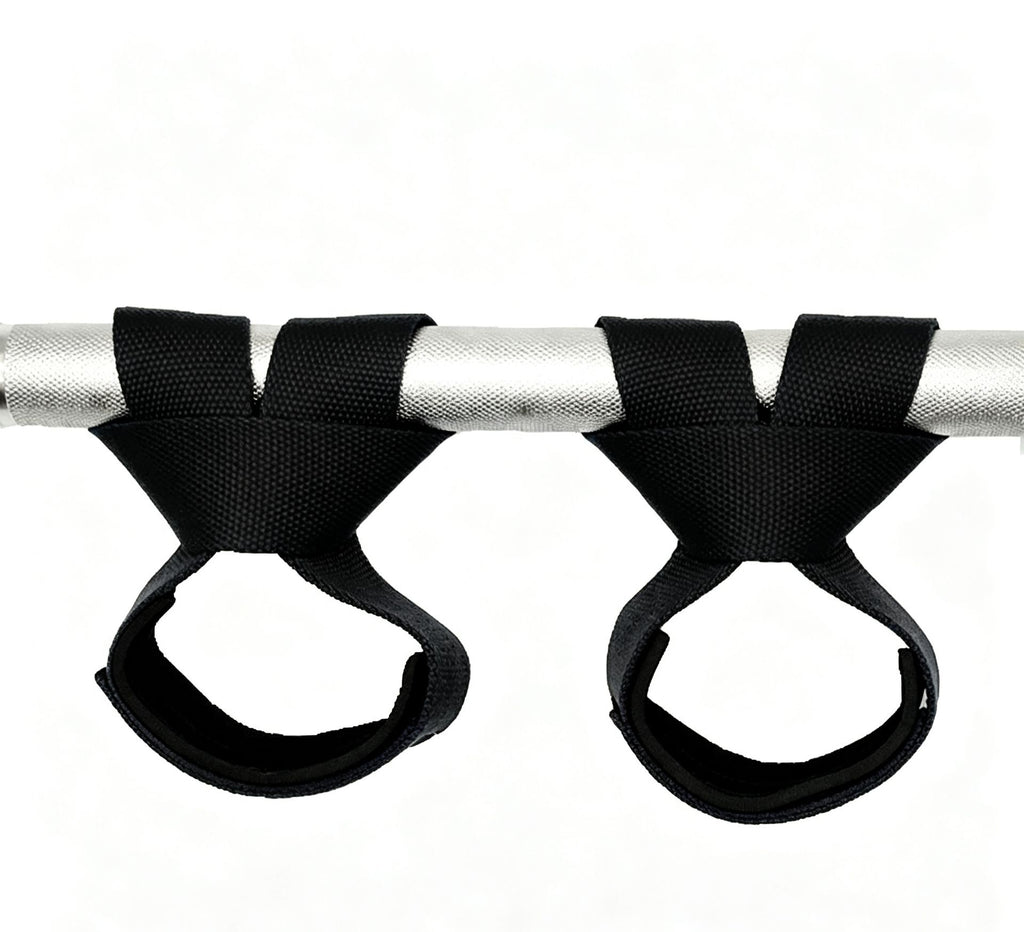 Gym Lifting Straps Barbell Deadlift Booster Belt Fitness Anti-slip Hand Wraps Wrist Straps Fitness Training Auxiliary Belt - Black L