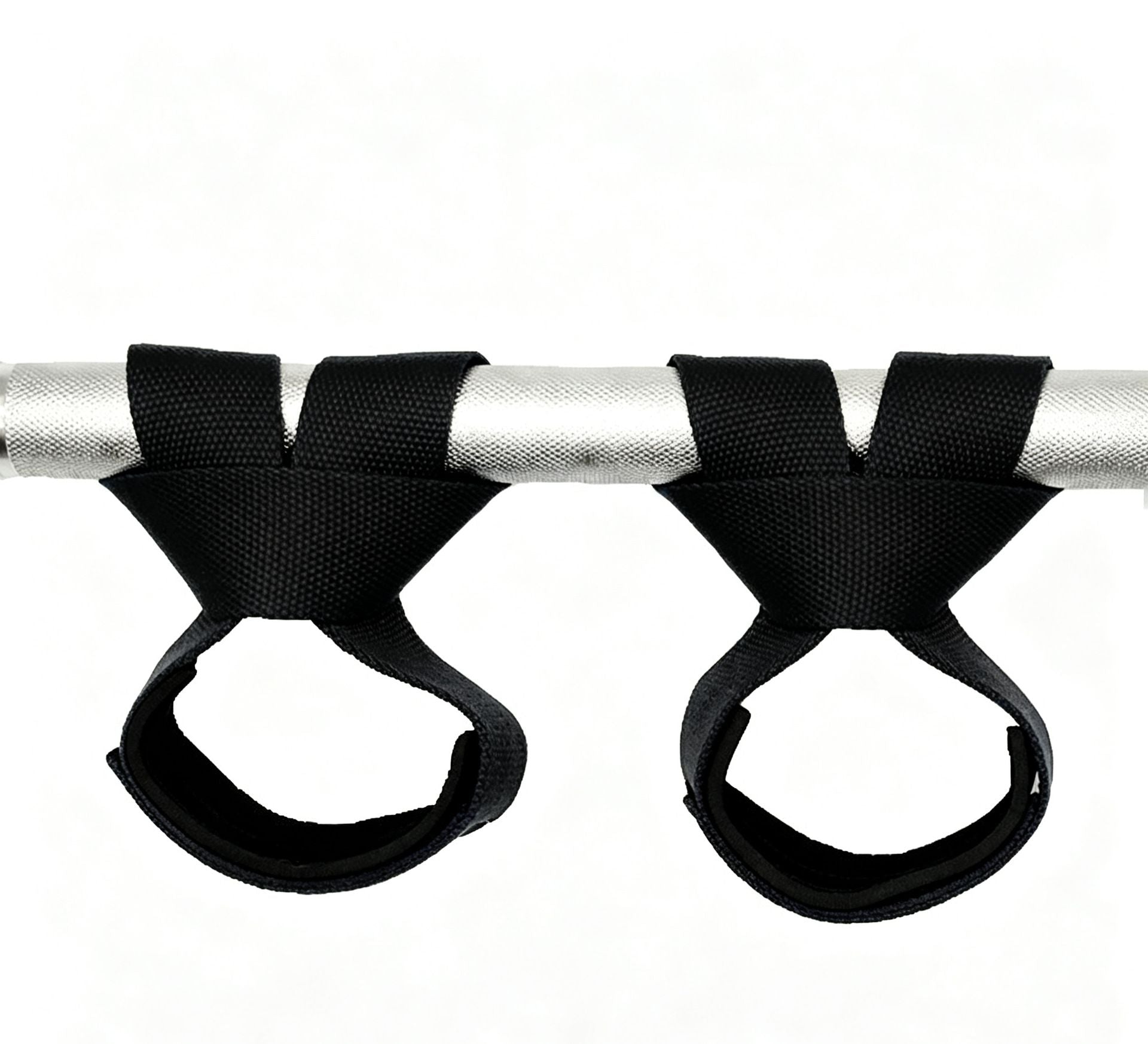 Gym Lifting Straps Barbell Deadlift Booster Belt Fitness Anti-slip Hand Wraps Wrist Straps Fitness Training Auxiliary Belt - Black L