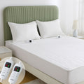 Heated Mattress Pad - Bedding Electric Blanket with 9 Heat Setting & 9-Hour Auto Off, Heated Mattress Pad-Machine Washable Fully Fitted Heating Pad with Overheat Protection , 800GSM Non Woven Fabric-fitted sheet cover(Queen)