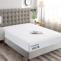 Hotel Quality Fitted Sheet - 1 Piece Fitted Sheet  -Breathable Bedding - Wrinkle, Fade, Stain Resistant- 16inch/40cm Deep Pocket Fitted Bed Sheet-Wrinkle and Fade Resistant,(White,Super King)