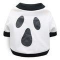 DROOLING DOG Pet Dog Cat Clothes Cotton T Shirt White (mask) Size: L; Neck (cm): 32-38; Bust (cm): 44-50; Back length (cm): 31-35; Recommended pet weight (kg): 7.0 - 10.0