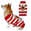 Dog Sweater Acrylic Knit Christmas Red and White Deer L Size: L; Neck (cm): 32-38; Bust (cm): 44-50; Back length (cm): 31-35; Recommended pet weight (kg): 7.0 - 10.0
