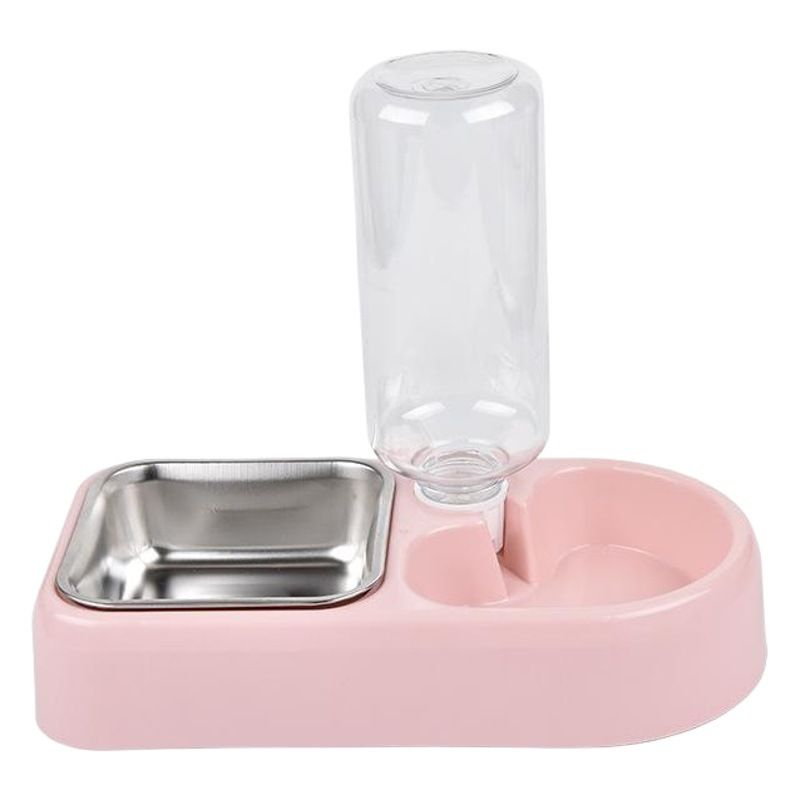 Pet Automatic Feeder Jiaming PP Stainless Steel 32 Pack White color box