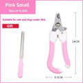 Professional Pet Nail Clipper Set with Safety Guard, Designed for Easy and Stress-Free Claw Trimming at Home, Suitable for Cats and Dogs of All Sizes (S, Pink)
