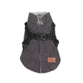 Premium Winter Dog Coat with Built-in Harness, Water-Resistant Puffer Vest for Small & Medium Breeds, Reflective Safety Straps, and Fleece Lining for Warmth and Outdoor Adventures (S, Brown)