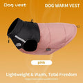 Keep Your Pup Cozy and Visible This Winter – Waterproof, Insulated Dog Coat with Reflective Strips, Front Zipper, D-Ring Leash Attachment, and Adjustable Fit for Daily Walks and Outdoor Adventures (5XL, Pink)