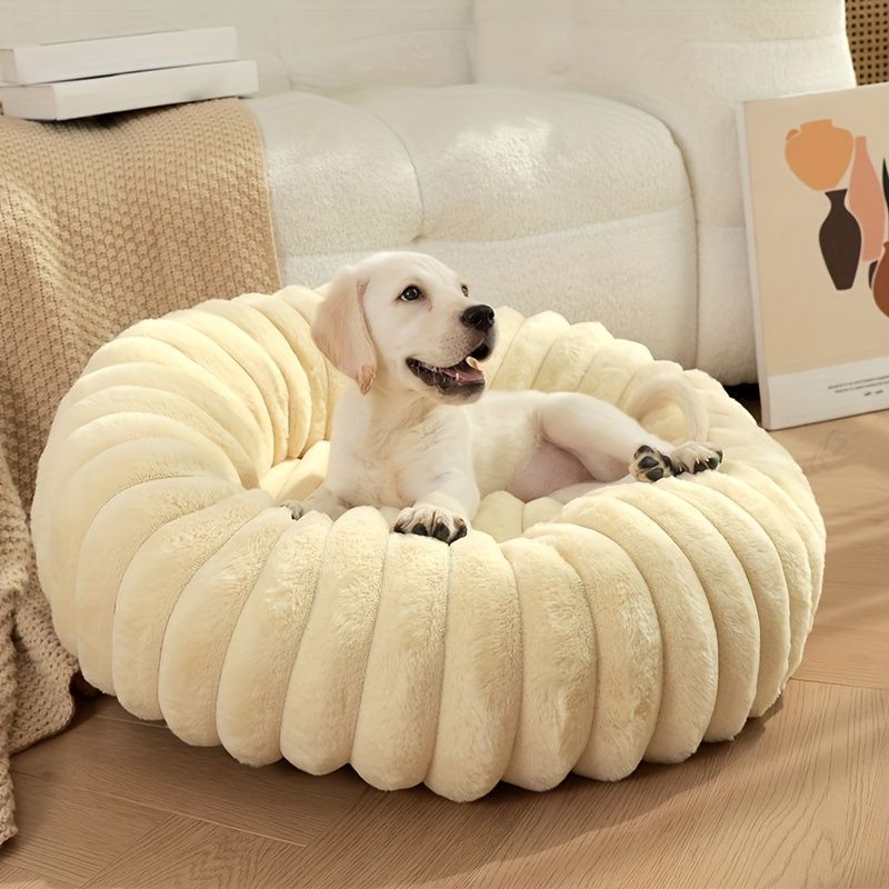 Pet Bed Dog Bed Cat Bed Small Dog Bed Medium Dog Bed Plush Pet Bed All-Season - Pink - Size 40-20-15