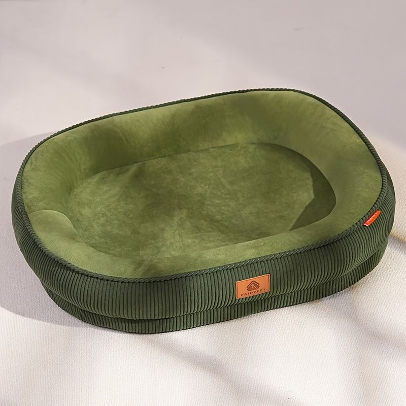 Pet Bed Dog Bed Cat Bed All-Season Washable Dog Bed Small Dog Bed Medium Dog - Green - Size L75-60-12