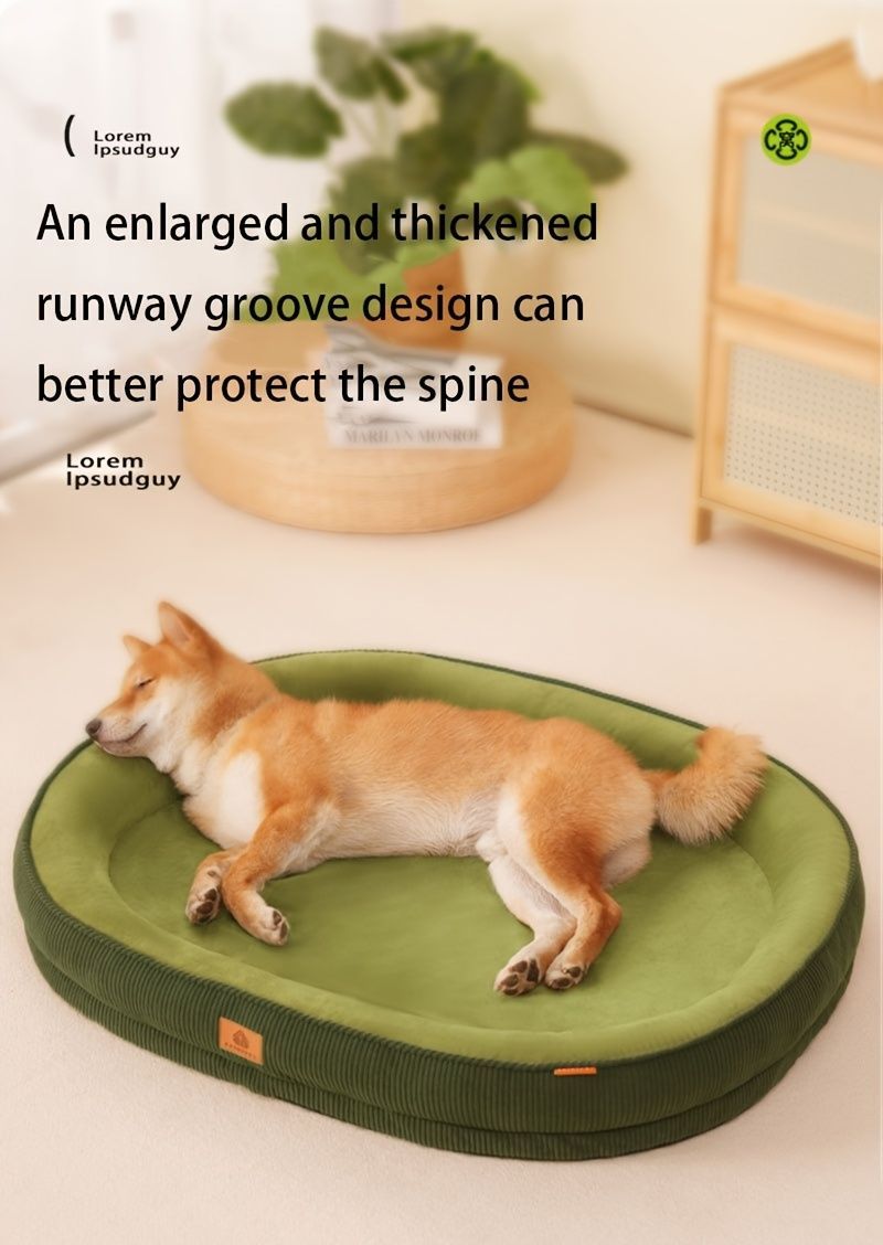 Pet Bed Dog Bed Cat Bed All-Season Washable Dog Bed Small Dog Bed Medium Dog - Gray - Size XL90-75-12