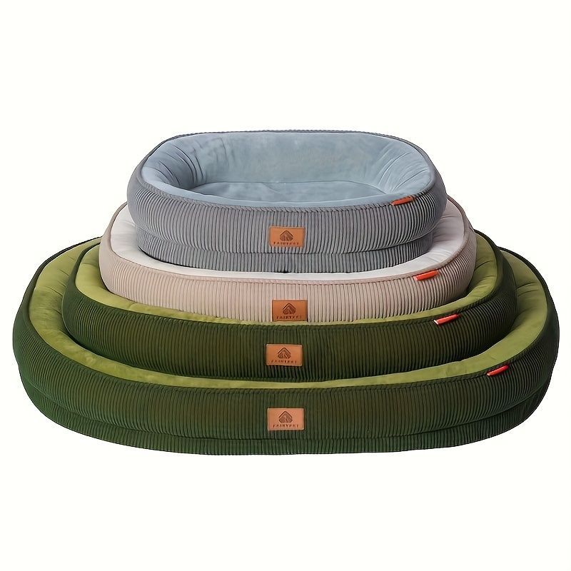 Pet Bed Dog Bed Cat Bed All-Season Washable Dog Bed Small Dog Bed Medium Dog - tan - Size L75-60-12