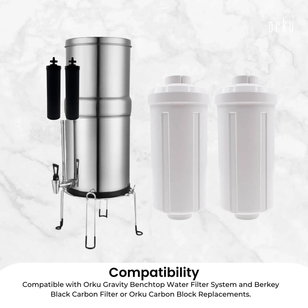 Orku Fluoride Reduction Filter K5366 - Compatible with Berkey PF-2
