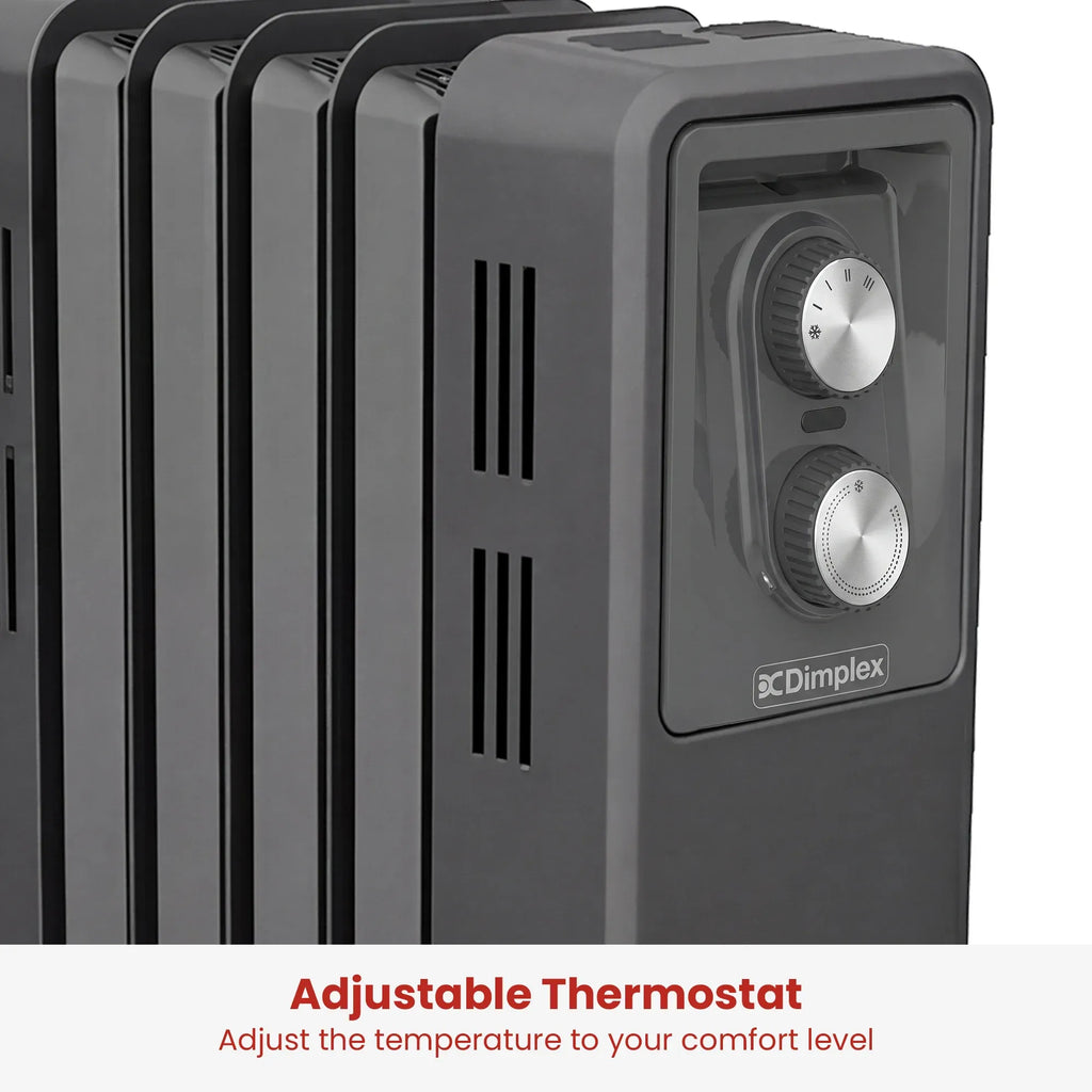 Dimplex 1.5kW Oil Free Column Heater 5 Fin with Thermostat Turbo Fan