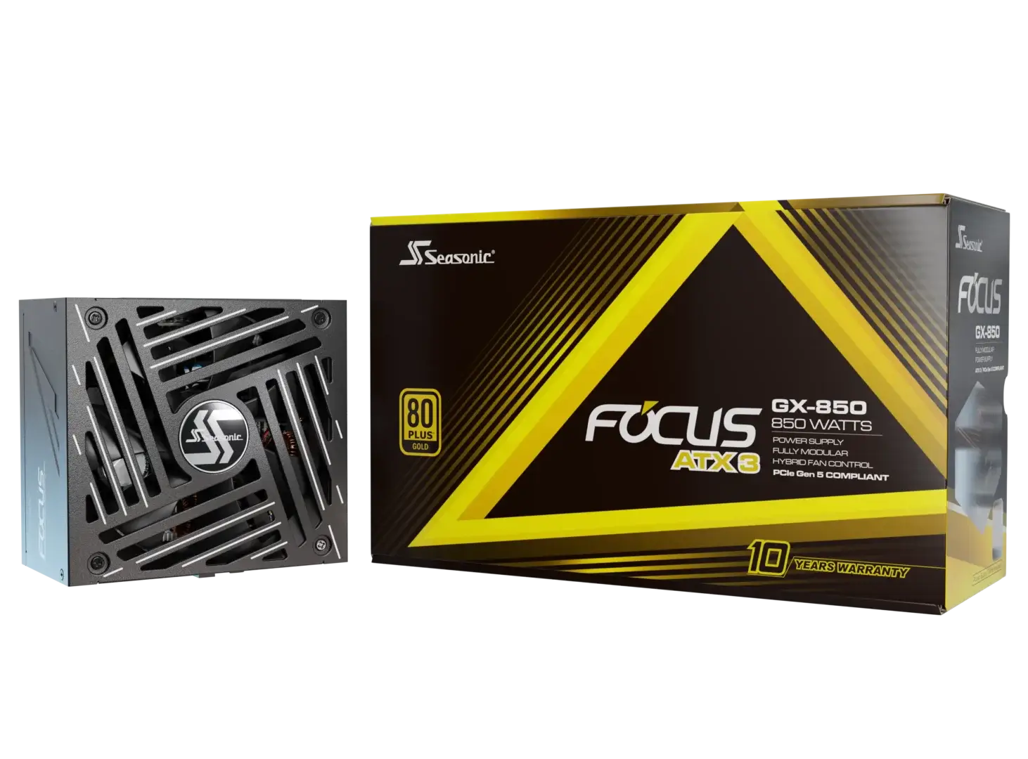 Seasonic 850W Focus GX-850 V4 Fully-Modular 80 PLUS Gold ATX3.1/PCIe 5.1 PSU SRP-FGX851-A5A32SF