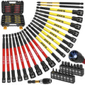 35Pcs Long Magnetic Nut Driver Bit Set Nut Driver Metric & SAE Screwdriver Bits