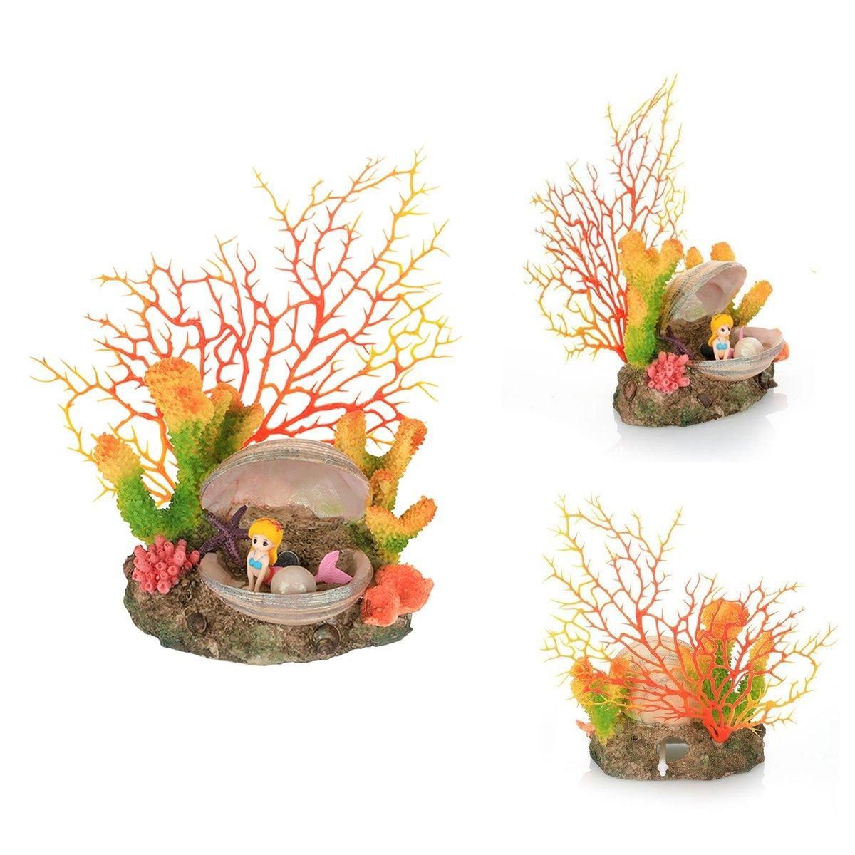Aquarium Resin Coral Decorations for Fish Tank Marine Simulation Micro Landscape - GH1641