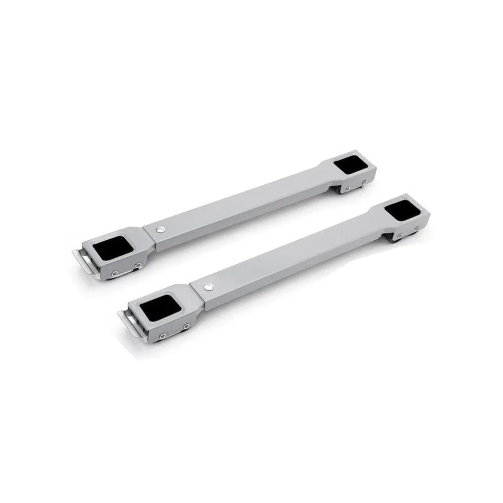 2pcs Adjustable Refrigerator Washing Machine Base Stand Movable Support Shelf - Grooved