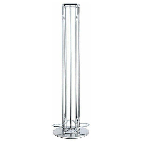 40 Capsules Rotating Coffee Pod Holder Rack for Nespresso Chrome Countertop Stand