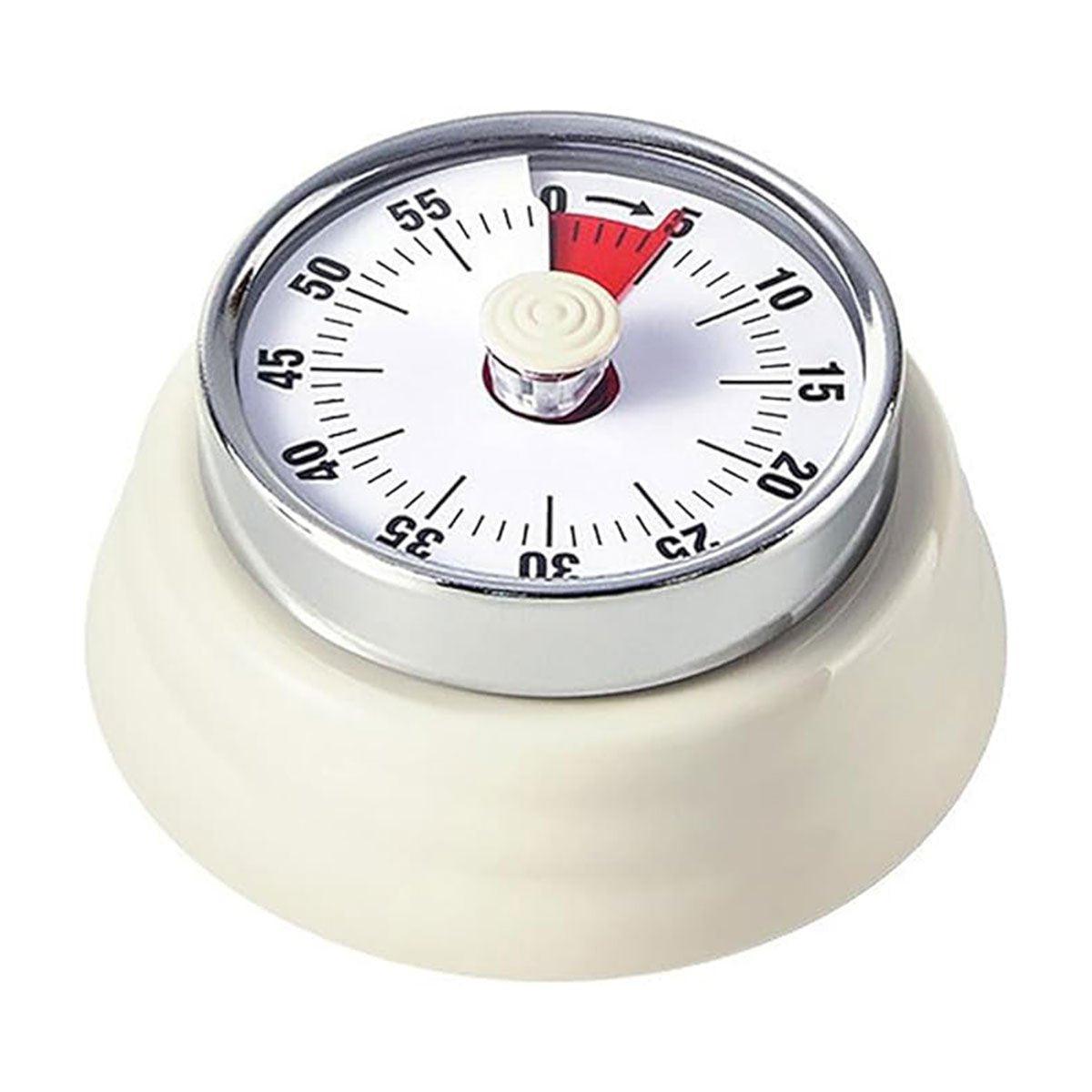 60 Minutes Visual Analog Timer Countdown Clock Time Management Kitchen Tool - Red