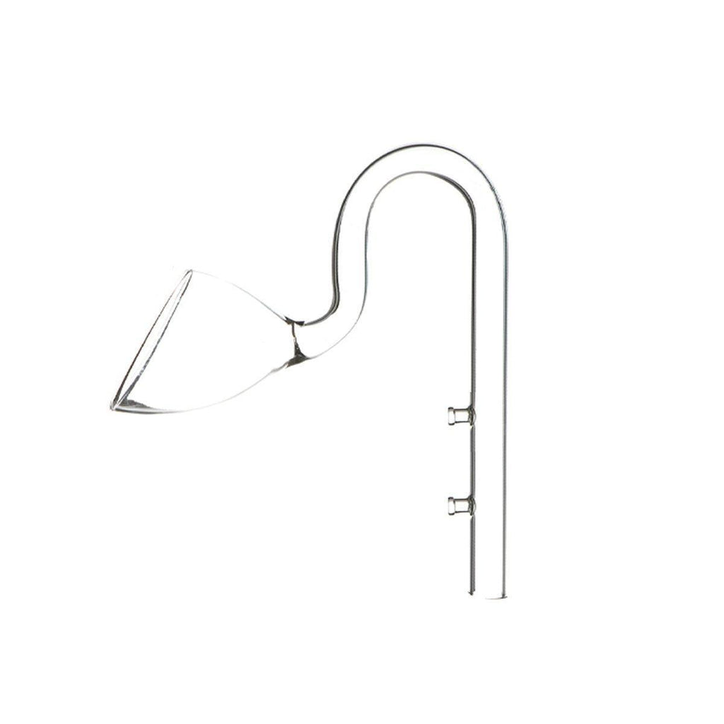 Aquarium Glass Inlet Outlet Pipe Fish Tank Filter Oil Film Remover Plant Holder - Lily inlet-12mm