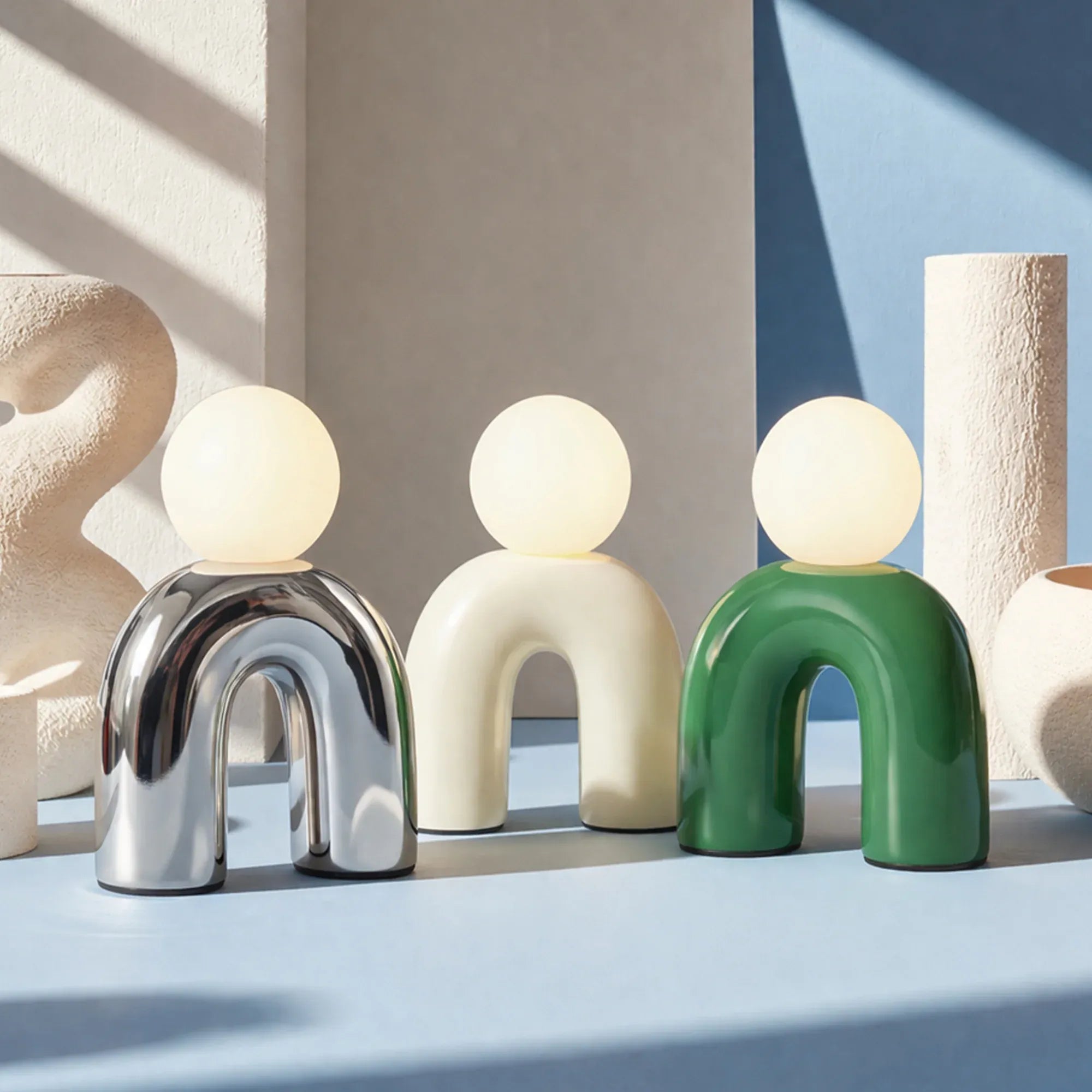 Mila Table Lamp - Cream