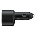Samsung Super Fast Dual Car Charger (45W+15W) 2 Ports (Includes Cable) - Black