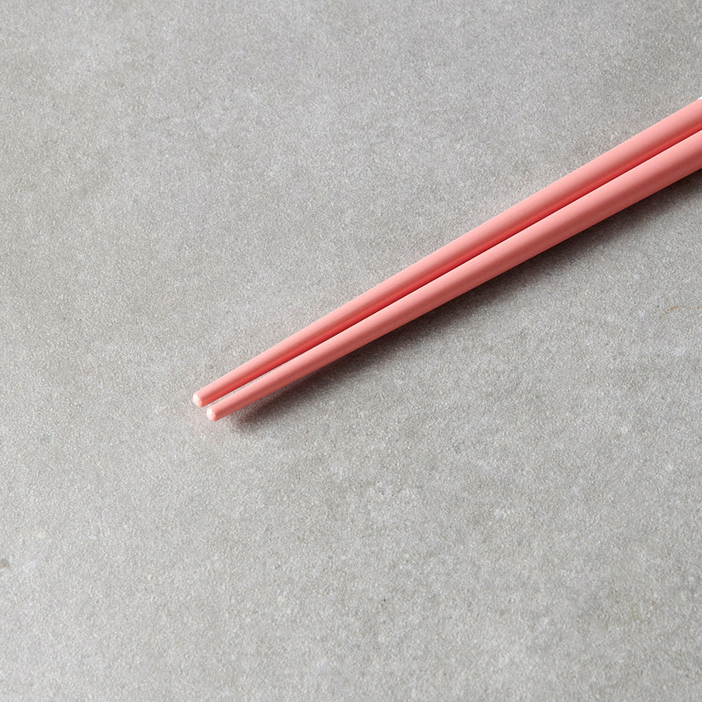 Chopsticks Lacquered Pink & White