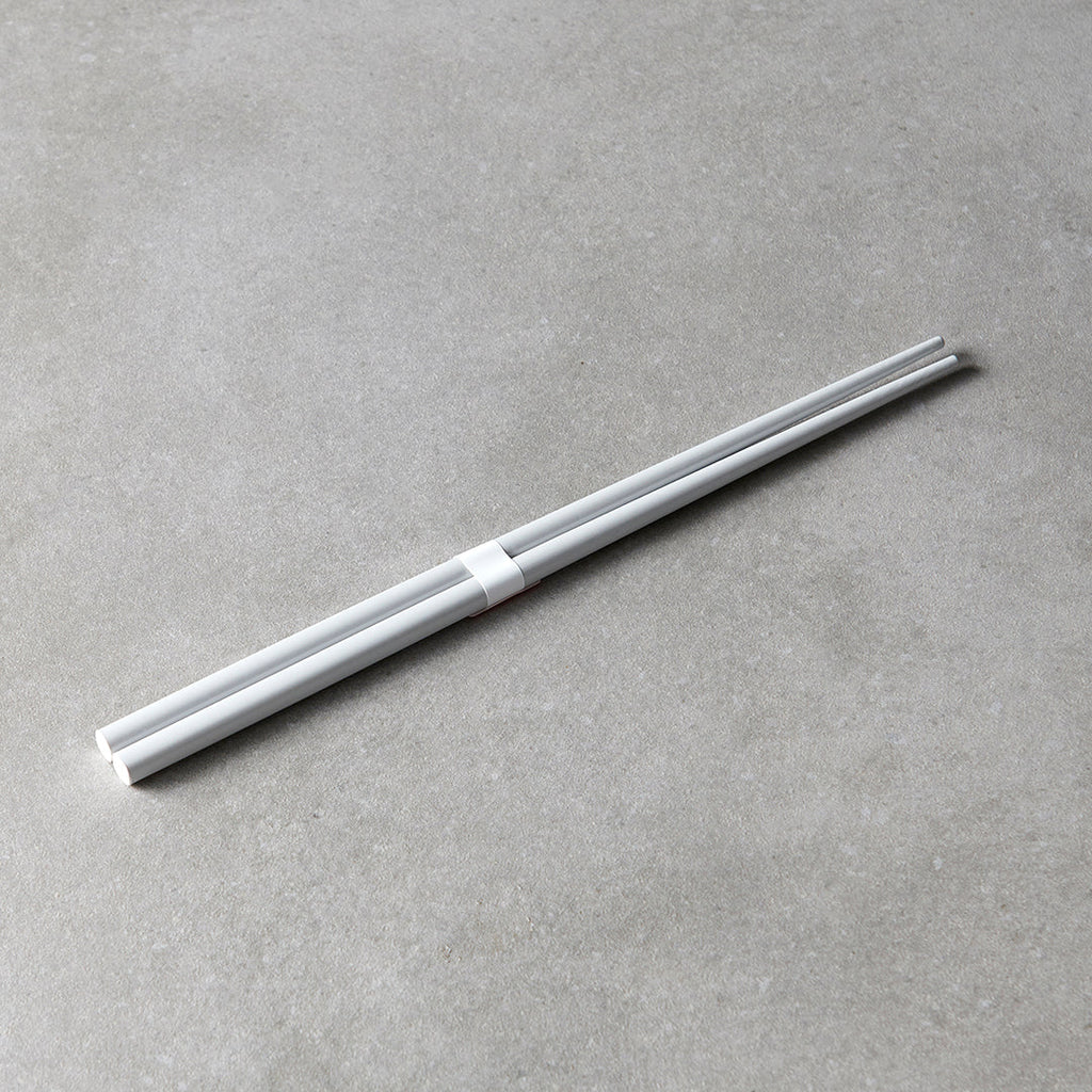 Chopsticks Lacquered Grey & White