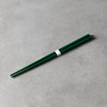 Chopsticks Lacquered Dark Green & White