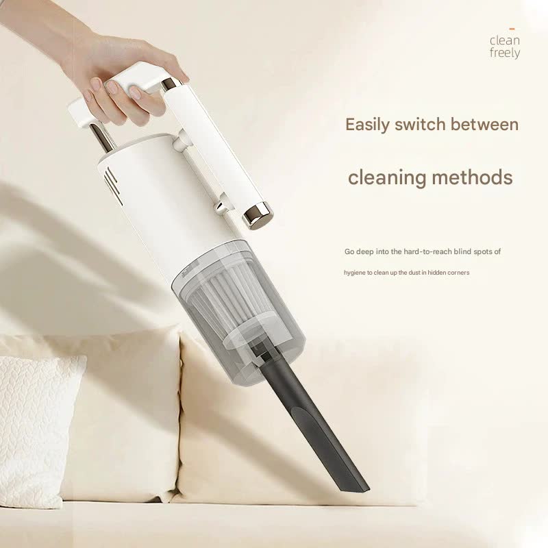 Cordless 2-in-1 Handheld & Stick Vacuum Cleaner - Powerful Suction, Washable Filter, Multi-Tool Kit(black)
