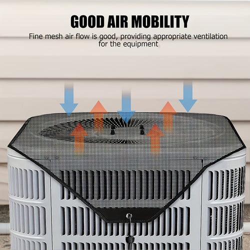 2-Pack Ventilated Resin Mesh Outdoor Air Conditioner Cover(91x91cm / 36x36inch) - Anti-Sun Heat Reduction AC Unit Net for Exterior Use