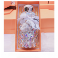 Rhinestone Insulated Bottle 260ml Stainless Bling Mug Baby Bear White
