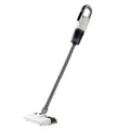 White Wireless Stick Vacuum and Stereoscopic Mop with 2 Filters, Swivel Brush Head and 106cm Handled Pole - One Click Operation, 19KPA Super Suction, 300ML Detachable Water Tank, 600ML Dust Cup for Floor Blind Spot and Wet Dry Dual Use