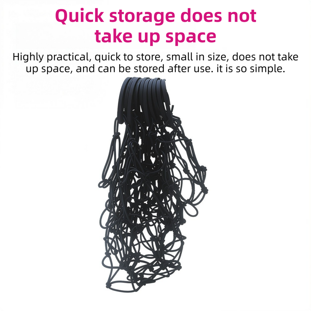 Car Roof Cargo Net 120x80cm Elastic Luggage Storage Net 10 Hooks Universal