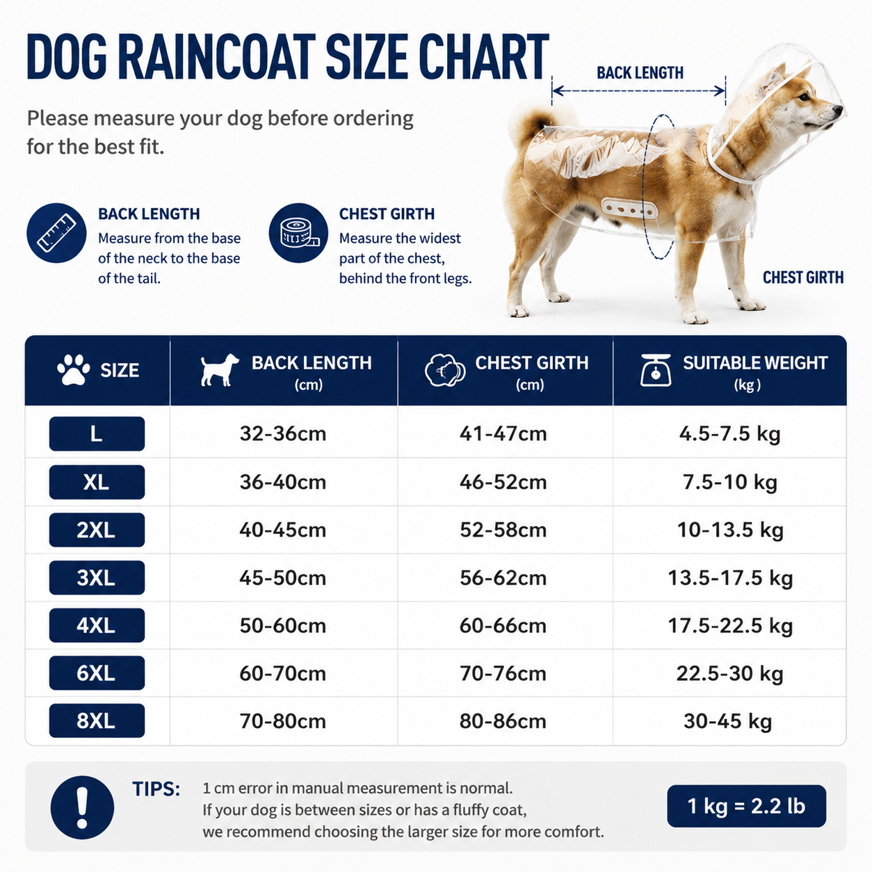 3 Piece Rainy Day Pet Care Set - 4XL Size Waterproof Dog Hooded EVA Transparent Raincoat with Full-Coverage Poncho Design Adjustable Snaps and Leash Access, Free High Absorbency Quick Dry 30 × 30cm Towel and 140 × 70cm Large Bath Towel for Small Medium La