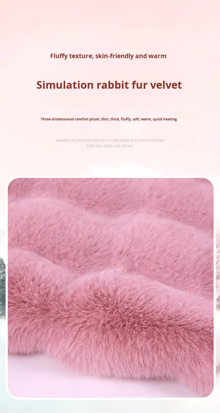 Winter Soft 3D Fluffy Bubble Fleece Car Front Seat Single Pad with Non-Slip Backing, Universal Warm Plush Car Seat Cover 45 x 45cm Green