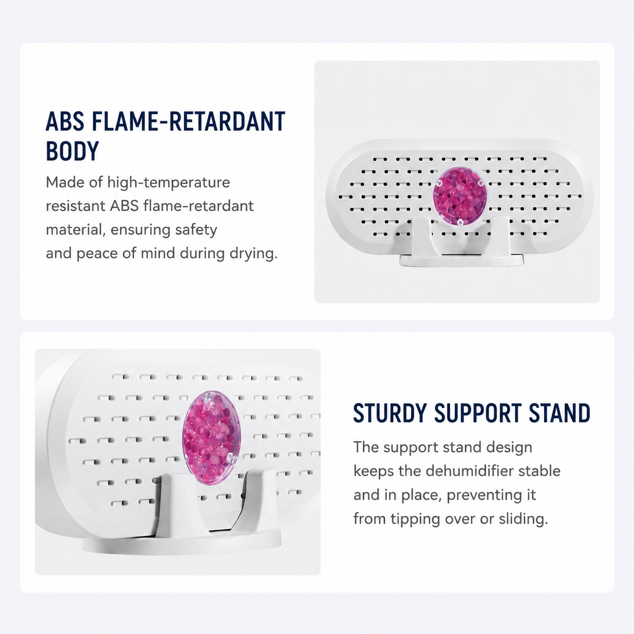 Mini Rechargeable Dehumidifier Wardrobe Closet Moisture Absorber Anti Mould