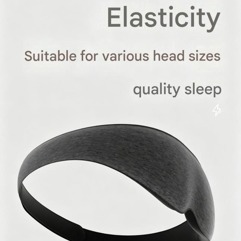 Sleep Aid Combo Set - Green Portable Microcurrent Handheld Device and Grey 3D Zero Pressure Eye Mask with Earplugs, USB Rechargeable  Relaxation Tool for Travel and Home Use