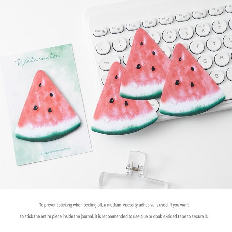 Fruit-Shaped Office Supplies Set-3 packs Strawberry Shaped Sticky Notes  and A5 Plush Notebook with Strawberry Shaped Detachable Coin Purse - Cute Memo Pads for Journaling Office School Gift Ready