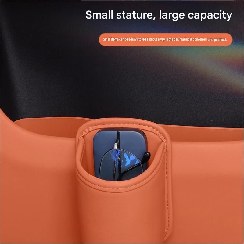 Black Universal Car Door Cup Holder - PU Leather Hanging Storage Organizer for Seat Back and Console side and Door storage compartment - Multi-Purpose Beverage Pocket with Secure Clip Design for Travel and Commute