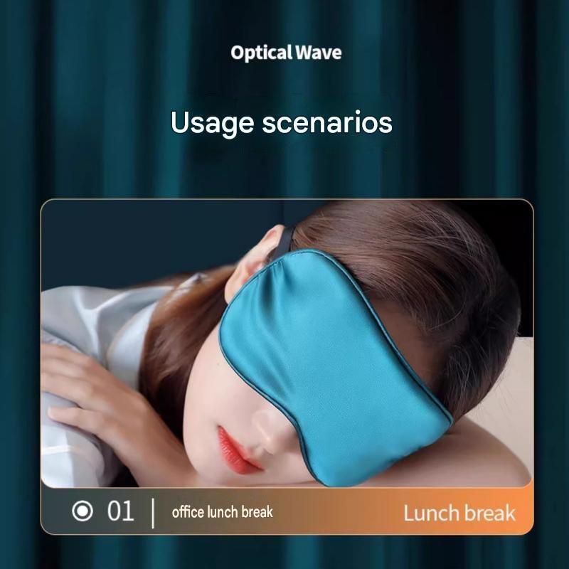 Grey Spandex Sleep Eye Mask - 360 Degree Blackout, Zero Pressure Fit, Adjustable Strap, Includes Storage Bag and Earplugs for Travel and Napping