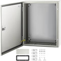 NEMA Steel Enclosure, 50 x 40 x 15 cm NEMA 4X Steel Electrical Box, IP66 Waterproof & Dustproof, Outdoor/Indoor Electrical Junction Box, with Mounting Plate
