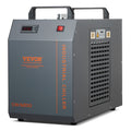 Industrial Water Chiller, CW-5200, Industrial Water Cooler Cooling System with Built-in Compressor 7L Water Tank Capacity 13 L/min Max Flow Rate, for CO2 Laser Engraving Machine Cooling Machine