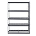 Storage Shelves, 1361 kg, 5 Tier Heavy Duty Garage Shelving, 609.6 x 1219.2 x 1828.8 mm Adjustable Metal Shelves for Industrial Shelving Unit Utility Shelf, for Kitchen, Warehouse, Basement