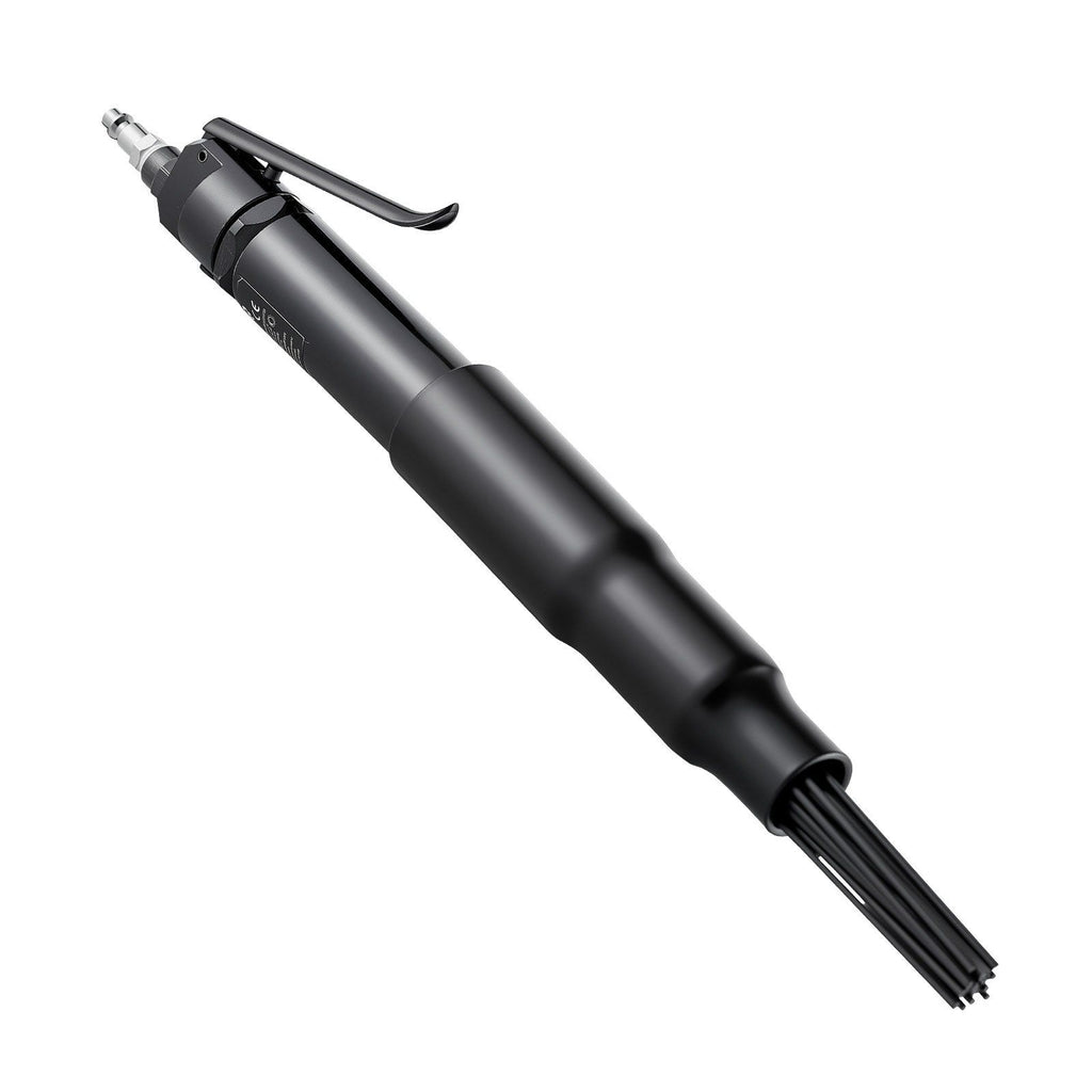 Air Needle Scaler, 3400BPM Pneumatic Scaler for Rust Paint Removal - with 3-Speed Adjustment, 19 Hardened Needles & 3 Air Nozzle Connectors - Lightweight, Compact & Ergonomic Grip
