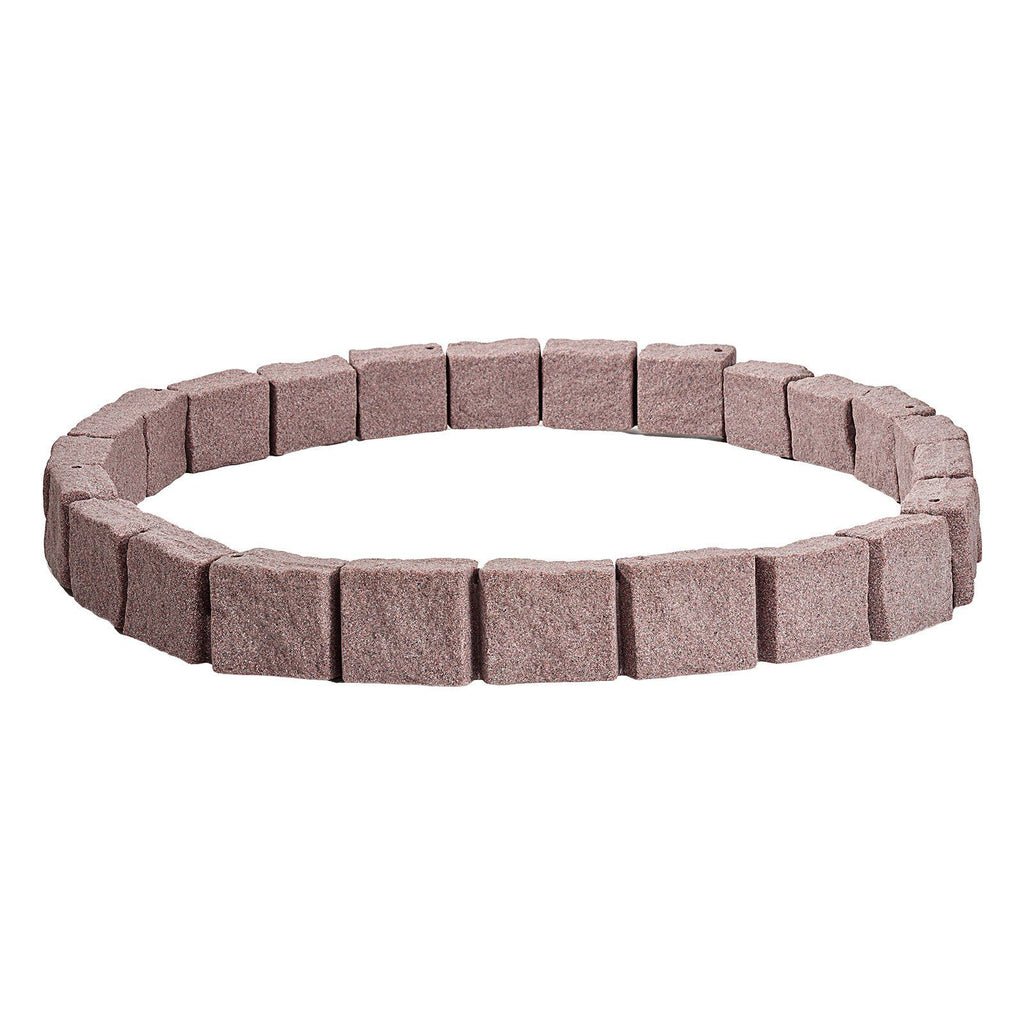 Fake Stone Landscape Edging1190 x 100 x 155mm Lawn Edging Fade-Resistant Brown
