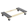 Furniture Dolly, 454kg Load Capacity, 457.2x762mm, 4x76mm PP Swivel Casters, Heavy Duty Hardwood Furniture Moving Dolly, Mover's Dolly, Moving Cart with Wheels for Heavy Furniture Home Cleaning