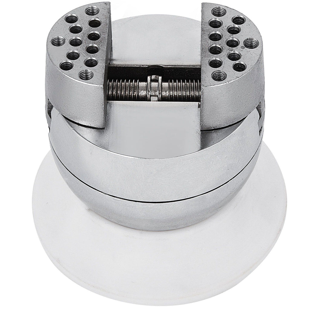 Ball Vise, 3" Engraving Setting Tool, 360° Rotation Engraving Block Vise, 30 PCS Attachment Jewelry Engraving Block Tools Standard Block for Gemstone Inlay and Small-Scale Engraving