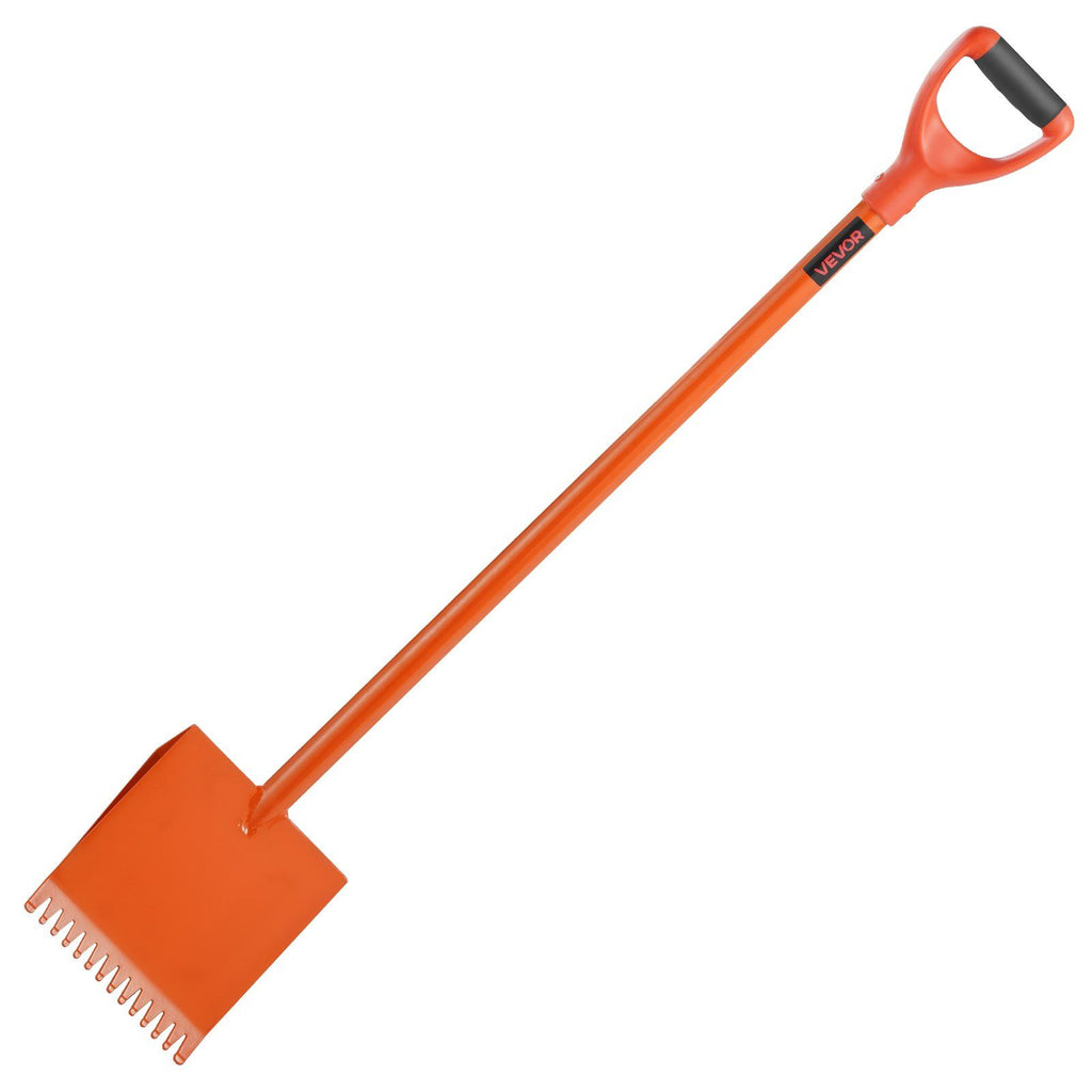 Shingle Shovel 2 Pack, D-Grip Handle Shingle Roof Ripper, High Hardness 45# Steel & Lightweight Easy Tearing Off Roofing & Nails Tool, ideal for Commercial and Residential Use,Orange