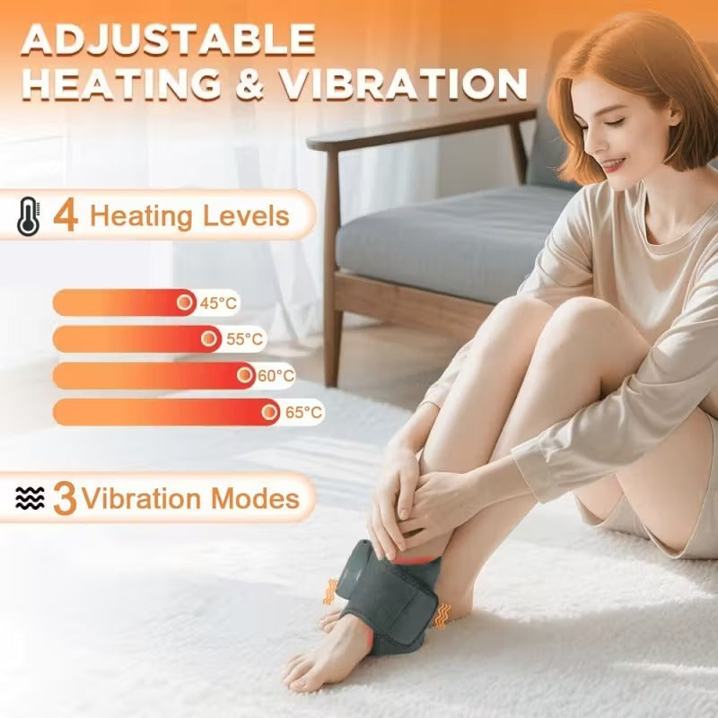 NNETM Ankle Heating Massager with Vibration & Heat Therapy-2